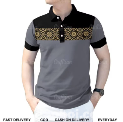 Half Sleeve Polo Shirt for Men – PK Cotton – Skin Print